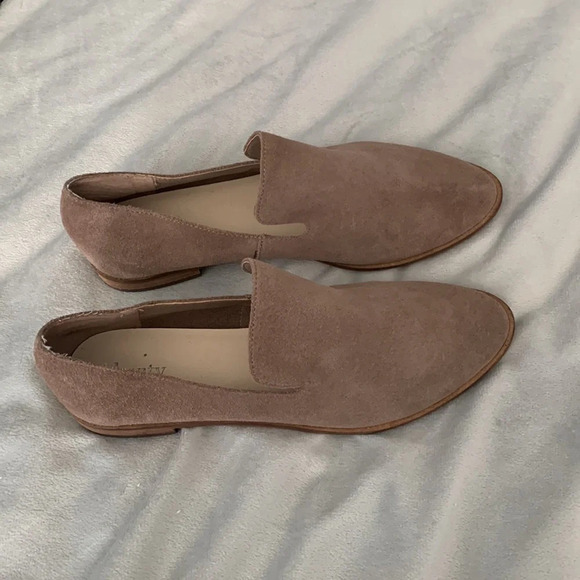 Levity Carla taupe leather suede flats size 7 - Picture 4 of 8